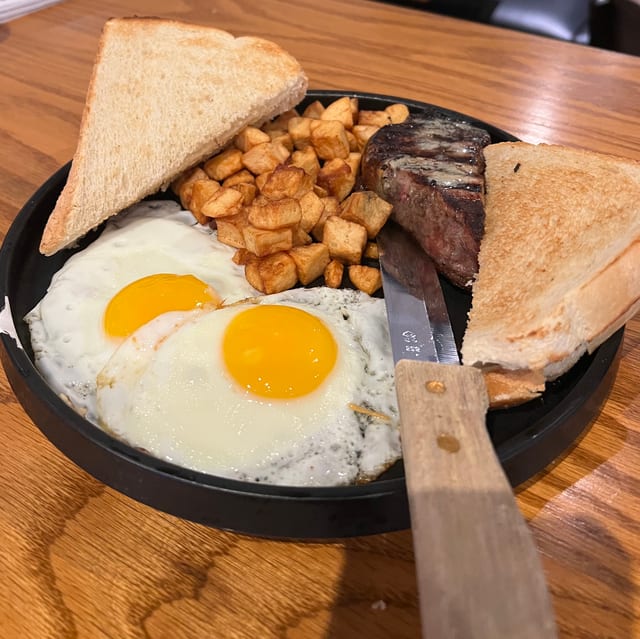 6oz Steak & Eggs.