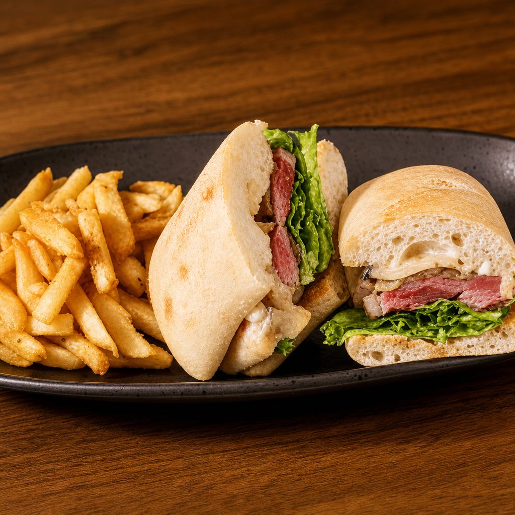 Steak Sandwich.