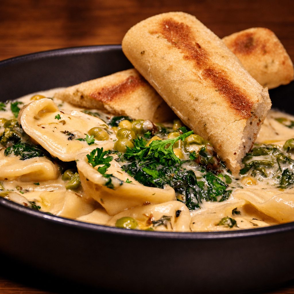 Lemon Herb Tortelloni Primavera.